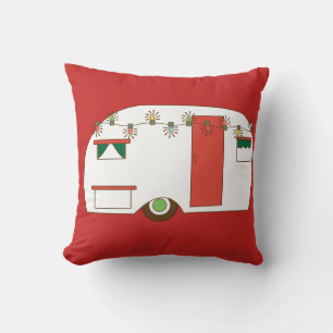 Cousin E's Camper Throw Pillow