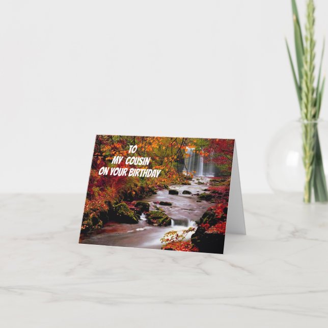 **COUSIN** HOPE BIRTHDAY AS BEAUTIFUL AS PICTURE CARD (Front)