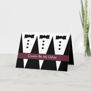 COUSIN - Invitation Usher - Tuxes