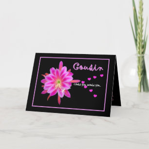 COUSIN Junior Bridesmaid Coeurs Faire-part de mari