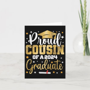 Cousin Of A 2024 Graduate Cl Graduation Card