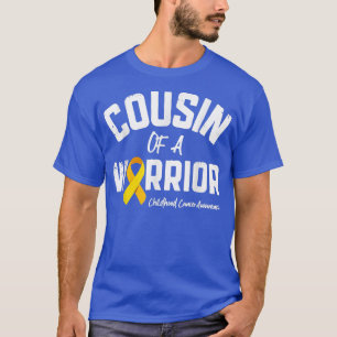 Cousin Of A Warrior Childhood Cancer Awareness Gif T-Shirt