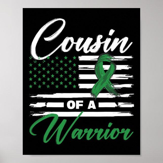 Cousin Of A Warrior Flag Gallbladder Or Bile Duct  Poster (Front)