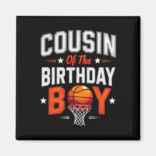 Cousin Of Birthday Boy Sketll Ller Magnet