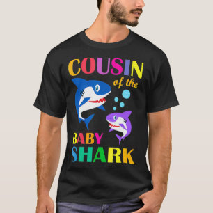 Cousin Of The Baby Birthday Shark Cousin Shark T-Shirt