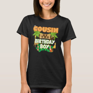 Cousin Of The Birthday Boy Jungle Animals Safari Z T-Shirt