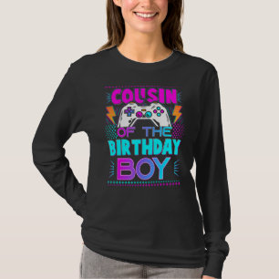 Cousin Of The Birthday Boy Matching Video Game Bir T-Shirt