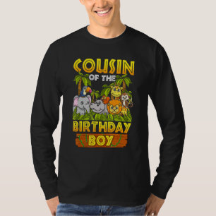 Cousin Of The Birthday Boy Safari Zoo Wild Animal  T-Shirt