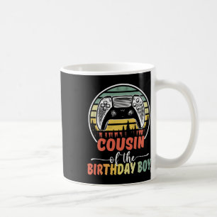 Cousin Of The Birthday Boy Video Gamer Matching Fa Coffee Mug