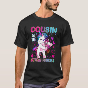 Cousin of the Birthday Princess Girl Dabbing Unico T-Shirt