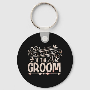 Cousin Of The Groom Shirt Wedding Couples  Keychain