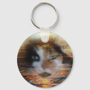 Cousin Pumpkins Button Keychain