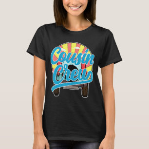 Cousin Squad Camping Outdoor Sunset Summer Camp Co T-Shirt