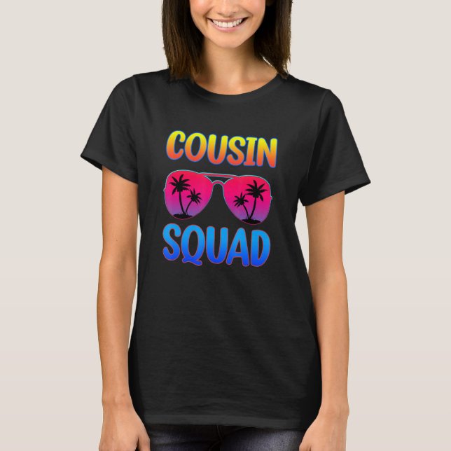 Cousin Squad Glasses Cousin Crew Family Matching G T-Shirt (Front)