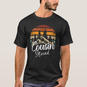 Cousin Squad Making Memories 2022 Holiday Camping T-Shirt