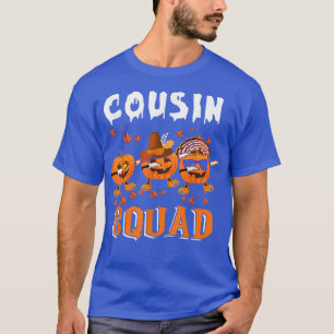 Cousin Squad Thanksgiving Three Dabbing Scary Pump T-Shirt