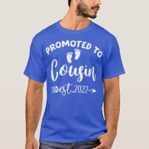 Cousin To Grandpa 2022 Pregnancy Best Cousin 2022 T-Shirt