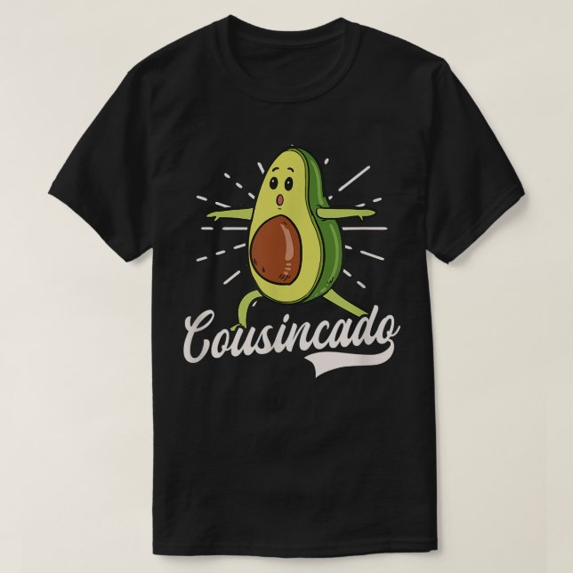 Cousincado Avocado Design Cousin Crew  T-Shirt (Design Front)