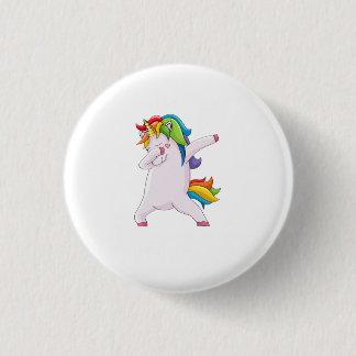 Cousincorn Like A Cousin Only Awesome Dab Unicorn 1 Inch Round Button