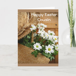 **COUSINE** AMOUR POUR VOUS À CARTE DE FÊTE DE PÂQ