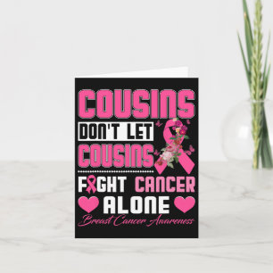 Cousins Don't Let Cousins Fight Breast Cancer Alon Card
