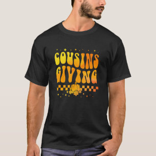 Cousins Giving Cute Pumpkin Cousin Crew Thanksgivi T-Shirt