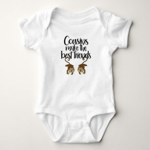 "Cousins make the best friends" Monkey Bodysuit