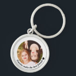 Cousins Make the Best Friends Photo Keychain<br><div class="desc">Elegant photo keychain with cousin quote "Cousins make the best friends"</div>