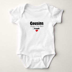 Cousins Make the Best Friends Pregnancy Baby Bodysuit