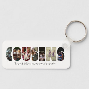 Cousins Photo Collage Keychain