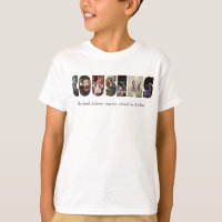 Cousins Photo Collage Kid's T-Shirt