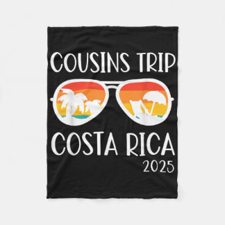 Cousins Trip 2025 Costa Rica Weekend Family Reunio Fleece Blanket
