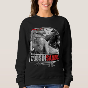 Cousinsaurus for Boys T-Rex Cousin Dinosaur Sweatshirt