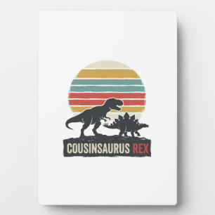 Cousinsaurus Rex Funny Dinosaur Vintage Shirt Desi Plaque