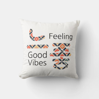 Coussin 느 좋 sentiment Good Vibes