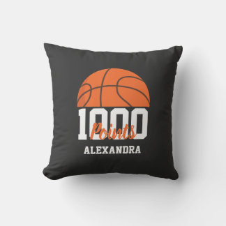 Coussin 1000 Career Points Scorer Basketball Player Team