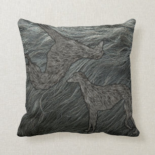 Coussin 100 % deerhound !