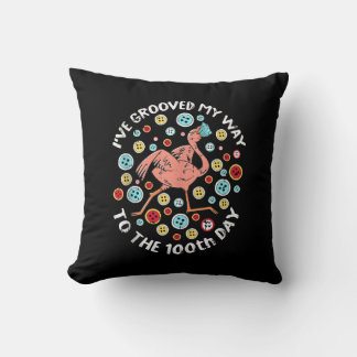 Coussin 100 Jours De L'École Groove Flamant rose Masque Vi