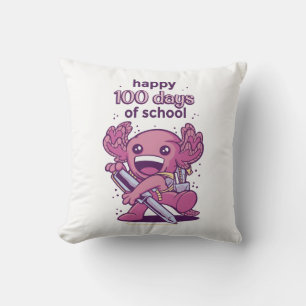 Coussin 100 jours d'invitation scolaire