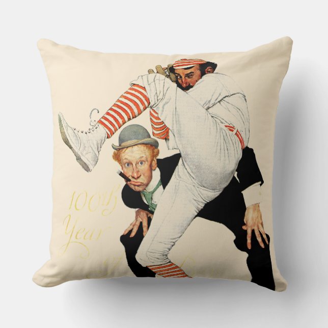 Coussin 100th Anniversaire de base-ball (Recto)