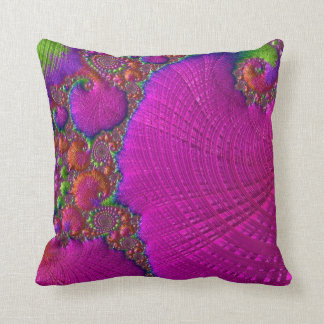 Coussin 108-59 grande feuille fuchsia
