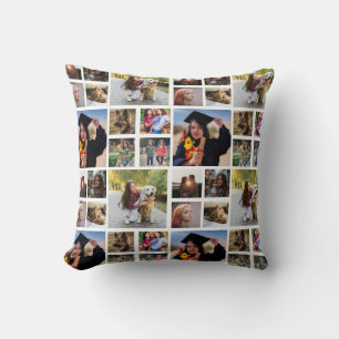 Coussin 10 photo personnalisée Blanche polaire