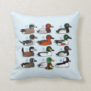 Coussin 12 canards avec la clé