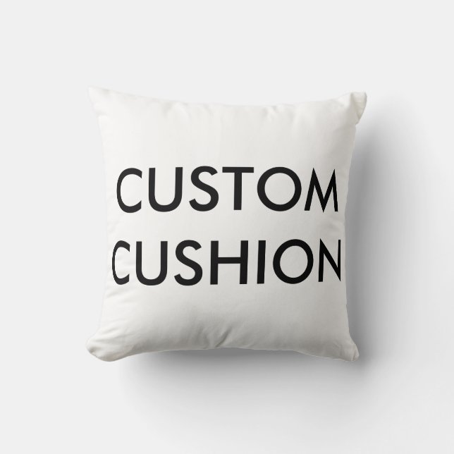 Coussin 16" personnalisable fait sur commande poly modèle (Recto)