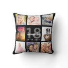 18e anniversaire photo collage fille noir