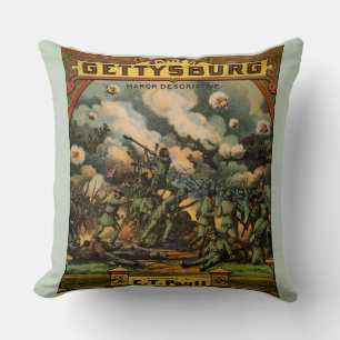 Coussin 1917 La bataille de Gettysburg partition