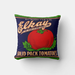 Coussin 1930 Elkay Solid Pack Tomates peut imprimer étique