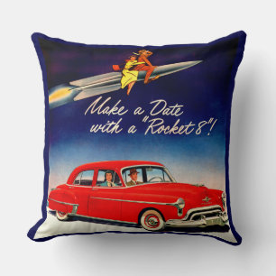Coussin 1950 Faire une date avec Rocket 8