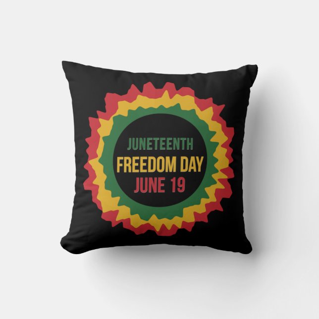 Coussin 19 juin Libération de la Liberté (Recto)