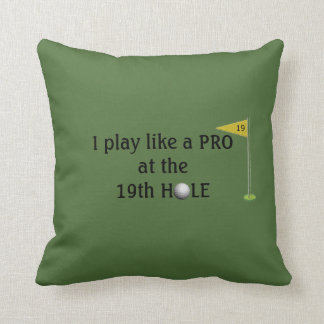 Coussin 19ème carreau du trou du golfeur